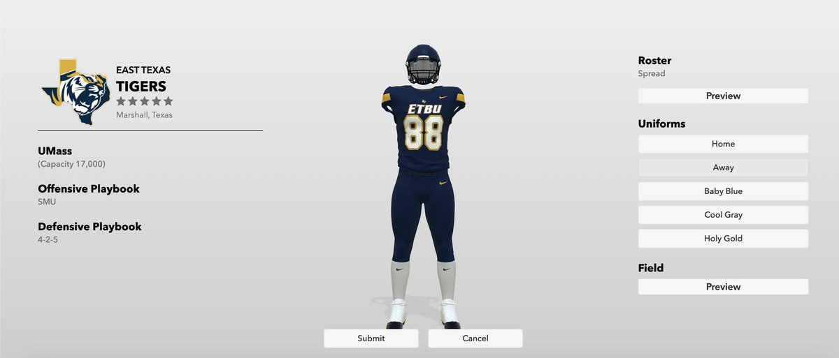 Maal_61's tweet photo. We in the game ๐ฎ๐
@EASPORTSCollege x @ETBU_Football
Download center>search username(BigMaal68)
#Teambuilder #CFB25 https://t.co/KD8XHQbxjb