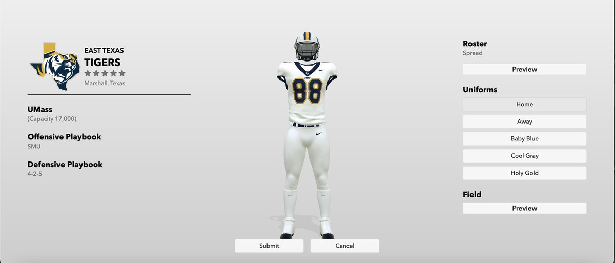Maal_61's tweet photo. We in the game ๐ฎ๐
@EASPORTSCollege x @ETBU_Football
Download center>search username(BigMaal68)
#Teambuilder #CFB25 https://t.co/KD8XHQbxjb