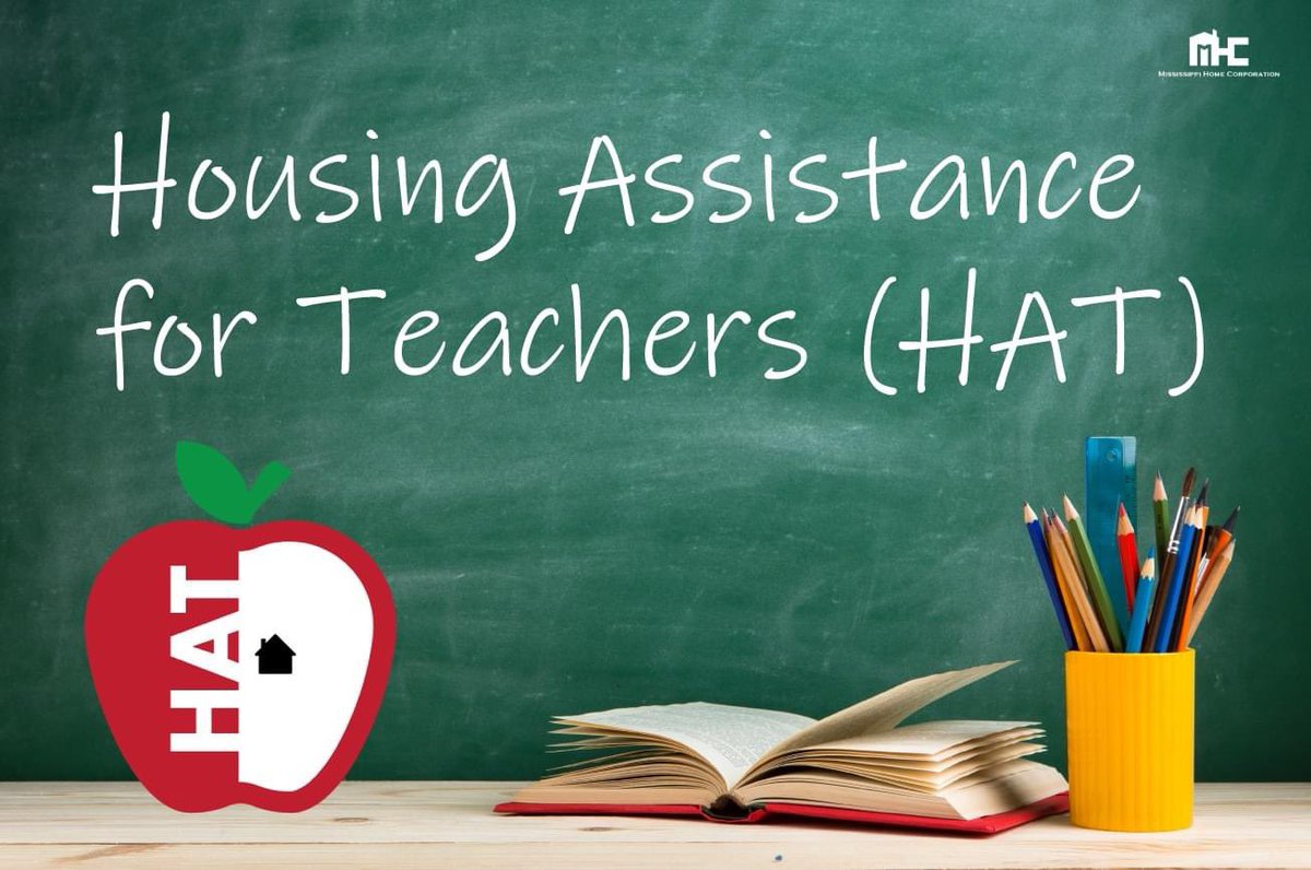 ‼️ Teachers‼️The 2024-2025 Housing Assistance for Teachers Program (HAT) is here! 

Follow the link below to view the critical teaching shortage areas and learn more about eligibility requirements &amp; program details.

Mississippi Department of Education

mshomecorp.com/programs/housi…