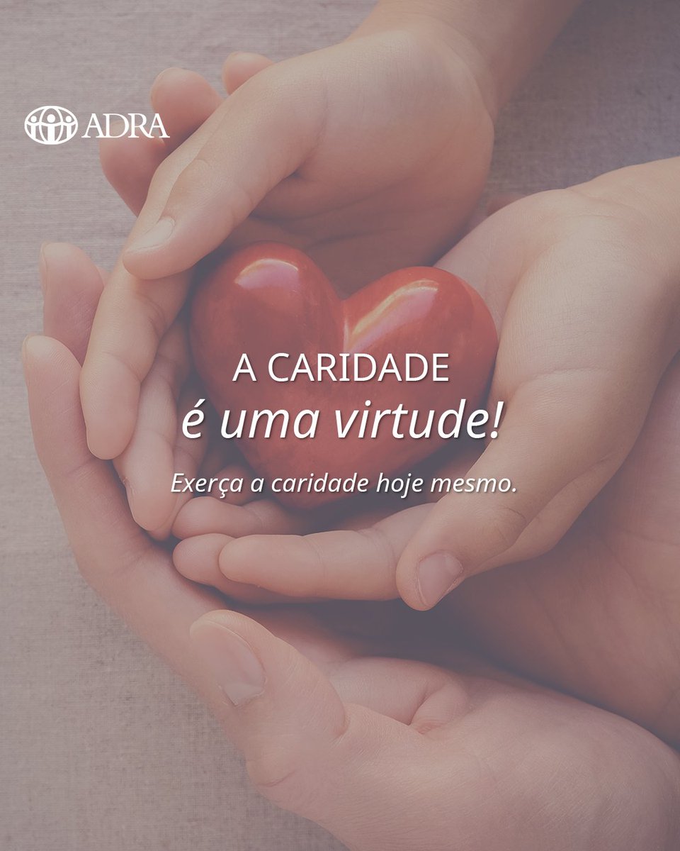 Confira nos cards 4 atos de caridade para adotar em sua vida e exerça a caridade hoje mesmo!

#ADRABrasil #justiça #compaixão #amor