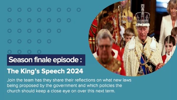 To sign off a 12-week season of Cross Section, Alicia Edmund and <a href="/NicolaRMartin/">Nicola Martin</a> discuss the King's Speech from this week and the role of the church in holding the government to account.

Available across all podcast platform  crosssection.podbean.com/e/kings-speech…

#StateOpening #KingsSpeech