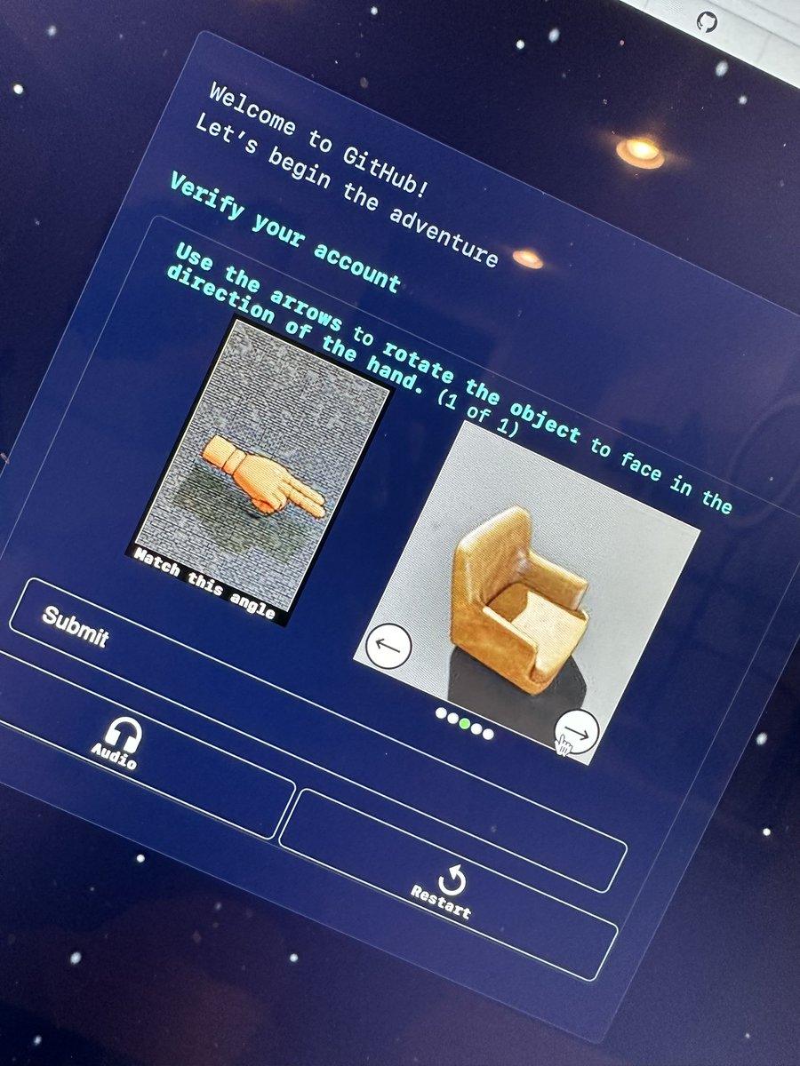 Please correctly finger bang the chair to verify if you are human