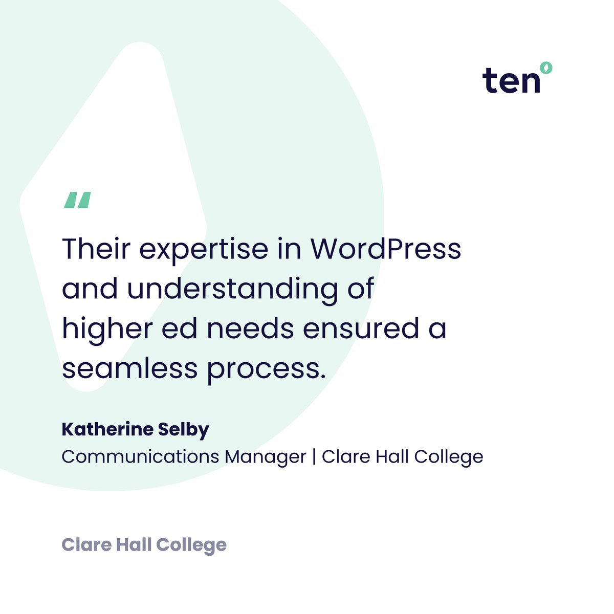 "Our discerning fellows gave glowing feedback" on our work for <a href="/clarehall_cam/">Clare Hall</a> . From an alumni community portal to a sleek intranet with calendar integration, see how we brought their digital capabilities into 2024: lnkd.in/e7psNxeD

#ClareHallCollege #UniversityWebsites