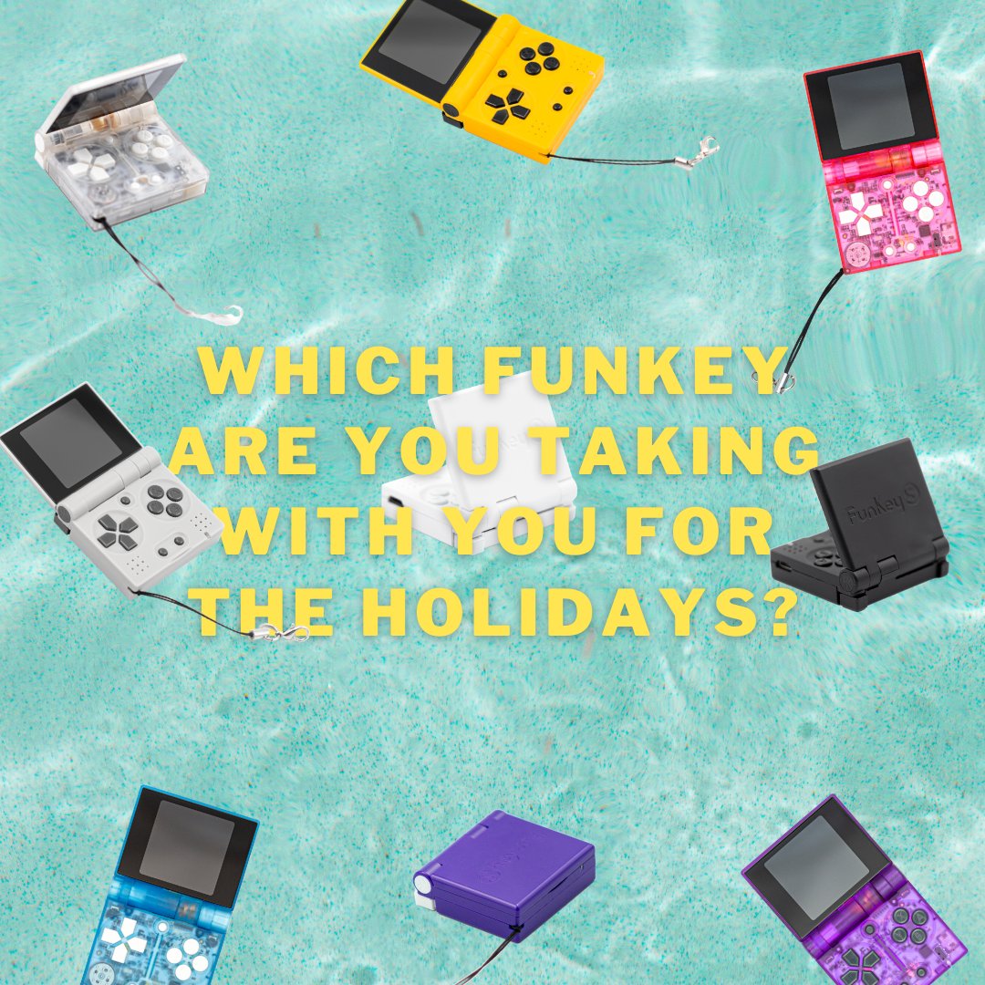 Bringing at least one to play on the plane... or even by the pool!🌴🍸🌊#funkeyproject #retrogames