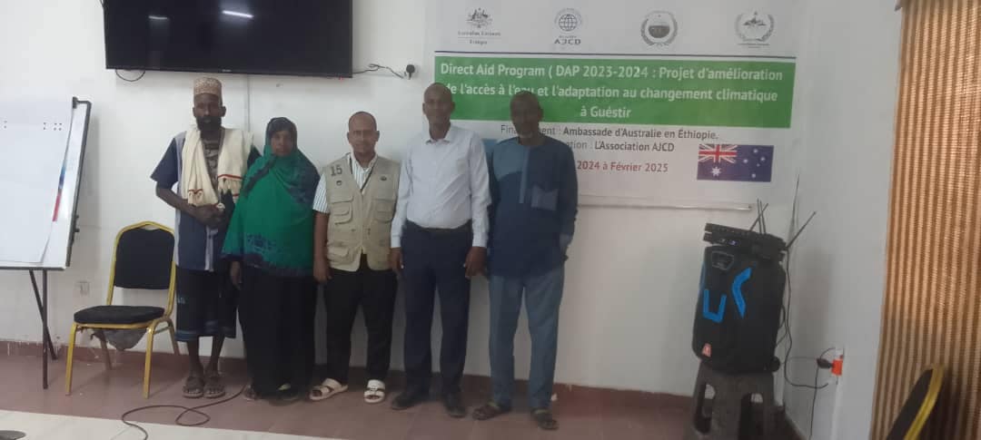 AusEmbET's tweet photo. Great to attend the launching of our Direct Aid Program (#DAP) Partner, Association Lumiere Des Jeunesâ #AJCD new project. Australian Non-Resident Ambassador to Djibouti, Julia Niblett, was happy to deliver the welcoming remarks and launch the project that will impact a number of lives within the local Guestir community in Djibouti đ©đŻ.
The Australian Government believes that everyone should have the right to access clean drinking water. Through our DAP funding, the @Australian Embassy, Ethiopia is supporting AJCD in improving access to clean drinking water for the community in the village of Guestir, Djibouti đ©đŻ in response to the effects of climate change. By the end of the project, 50 families will have access to a newly constructed well and storage facilities that will allow them to access clean water on a regular basis.
#DAP
#SDG6