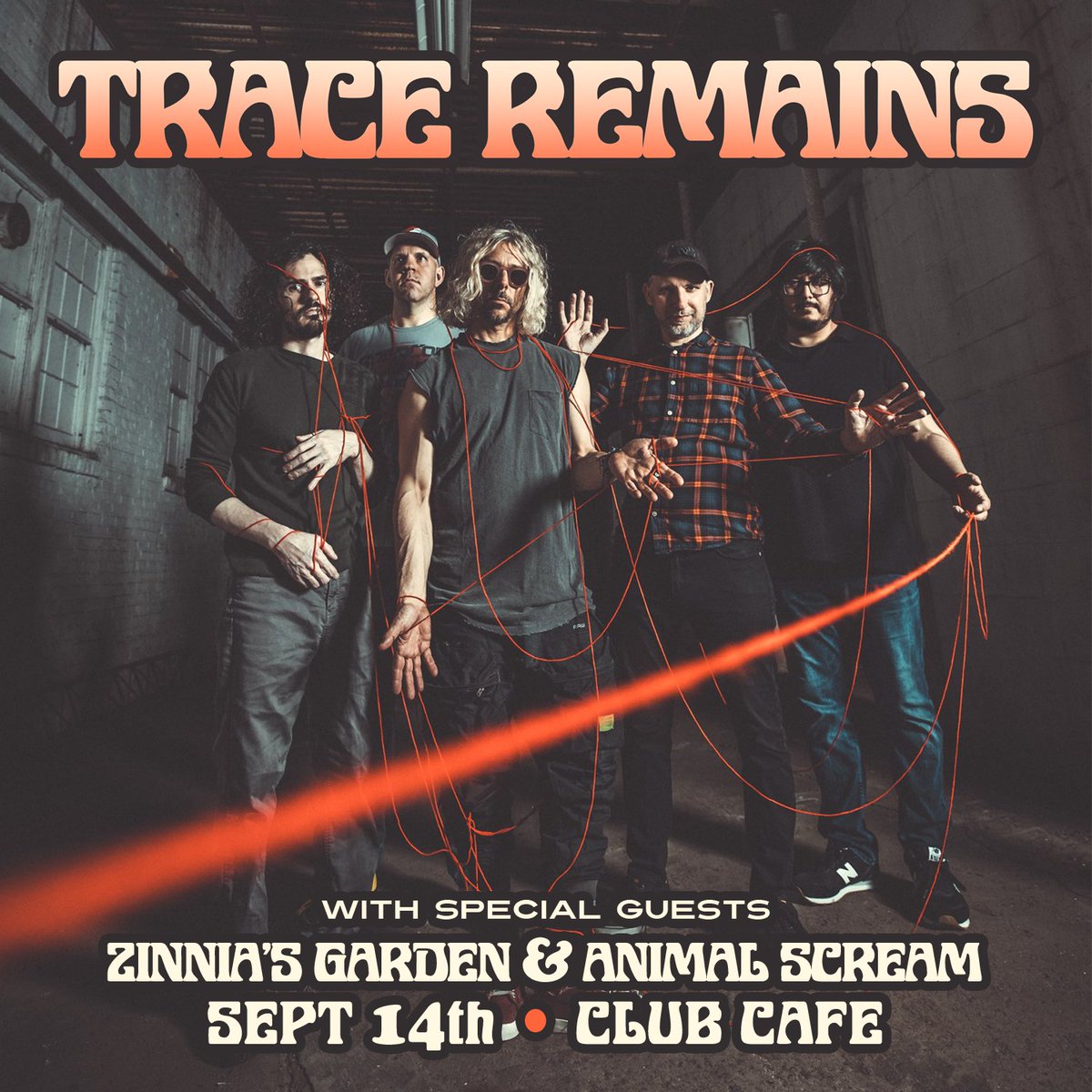 opusoneprod's tweet photo. 📣🗓 NEW SHOW 🗓📣

@ClubCafeLive | 09/14 | @traceremains with special guests #ZinniasGarden &amp; @Animal_Scream! 

🎟 On Sale 07/19 via: https://t.co/x3vZeCCV3X 

#opusonepgh #pittsburgh #traceremains #zinniagarden #animalscream #clubcafelive #clubcafe #local https://t.co/vU70NFYzil