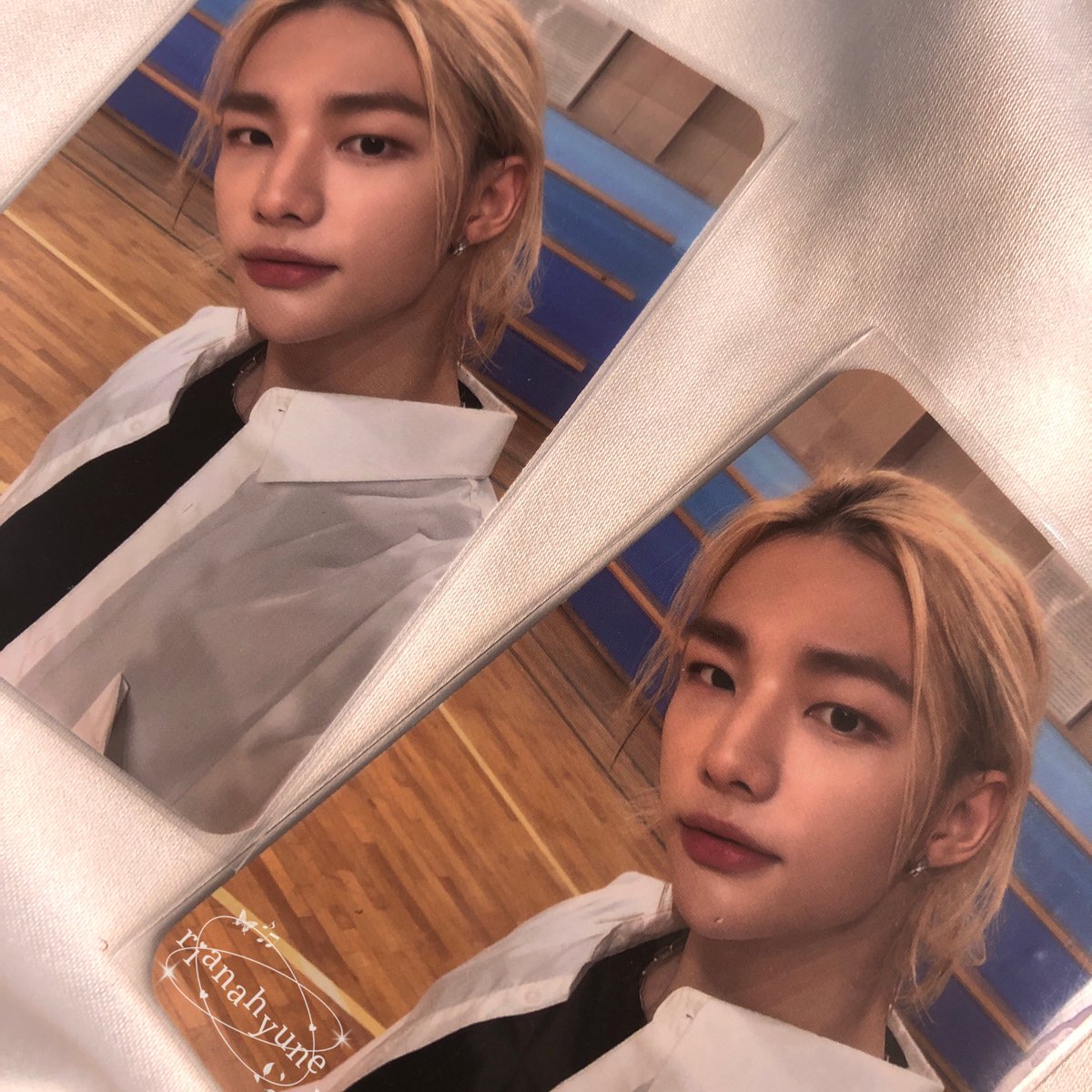 rianahyune's tweet photo. ꒰ want to sale // wts // lfb ꒱˖♡  

✧ hyunjin appmus inlife pc 
— 850.000 IDR
can take each and negotiable 

stray kids skz photocard apple music in life 스트레이키즈 양도 포카 양도 스키즈 현진 #wtsskz #skzsell #pasarskz #ตลาดนัดStrayKids https://t.co/CXV1gg5Tpr
