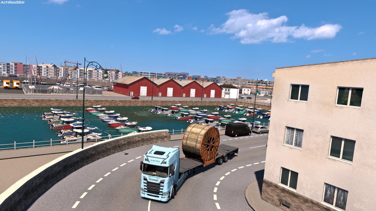 AchillesSibir's tweet photo. Guernsey-Jersey #3
Promods 2.70
#ets2 #EuroTruckSimulator2 #promods #ProModsETS2 #BestCommunityEver #SCSsoftware #AchillesSibir #scaniagroup https://t.co/14t8JGJh7D