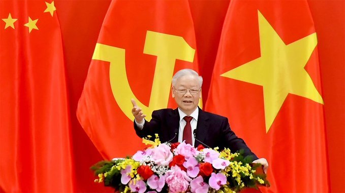 acea_lopez's tweet photo. Sentimos profundamente el fallecimiento de Nguyen Phu Trong, secretario general del Partido Comunista de Vietnam, entrañable amigo de Cuba y fiel admirador del Comandante en Jefe Fidel y de nuestro valeroso pueblo. Nos unimos al dolor del pueblo vietnamita y de sus familiares. https://t.co/wFUPzyNriU