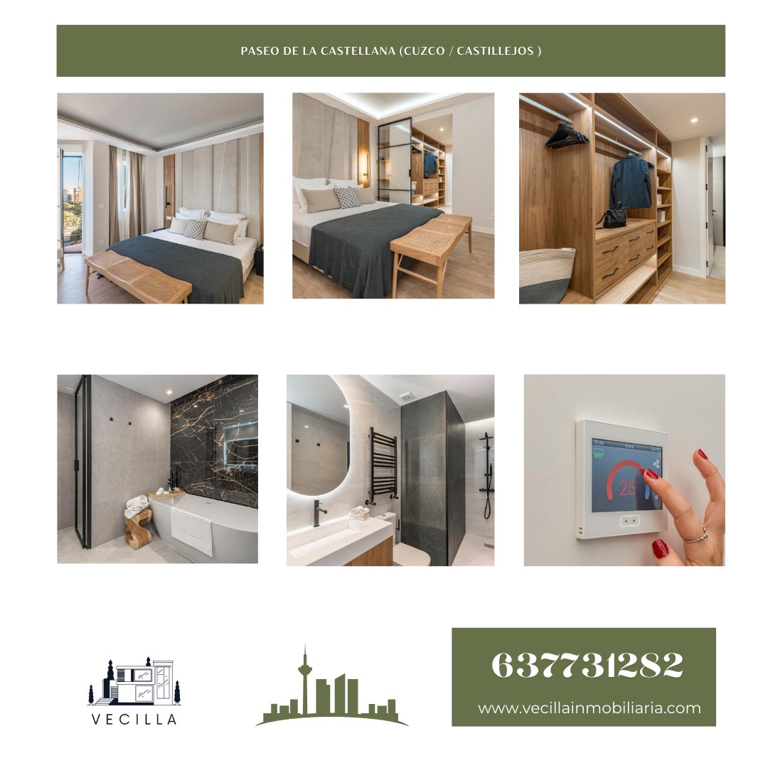 vecillaproptech's tweet photo. ¡Lujo en Madrid! Noveno piso renovado en Paseo de la Castellana con vistas espectaculares 3 dormitorios 3 baños cocina integrada y domótica Conserjería 24h ¡No pierdas esta oportunidad única! Precio: 1.349.000 EUR #RealEstateMadrid #Bernabeu #castellana #piso #pisoenventa #vende https://t.co/6GqRTwb7wi