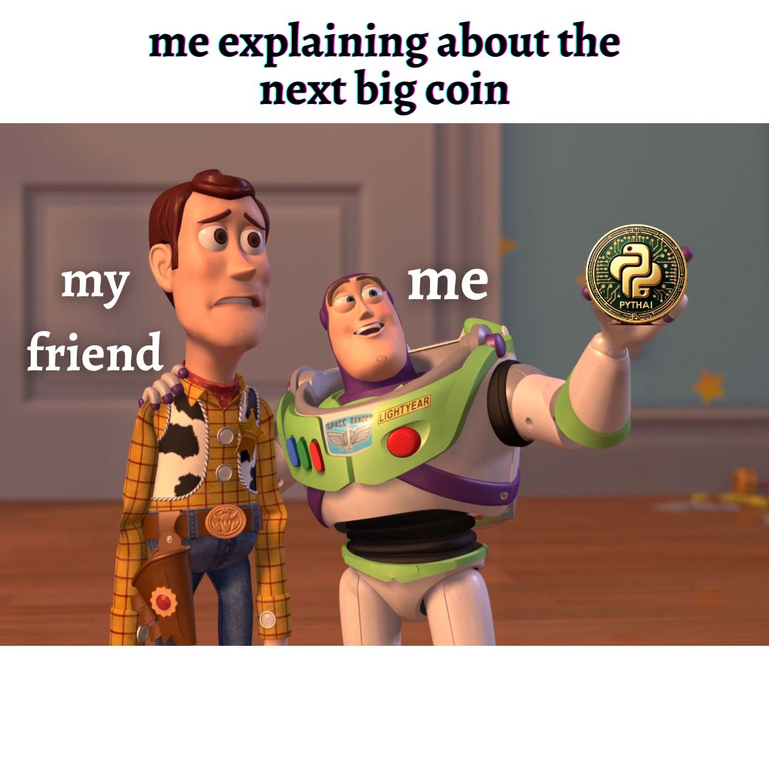 pythiaaicoin's tweet photo. ๐ "When you're excited about $PYTHIA, but your friend doesn't get it yet."
#PythiaAICoin #Crypto #Blockchain #NextBigThing #CryptoMeme https://t.co/e0bRsZ4cNU