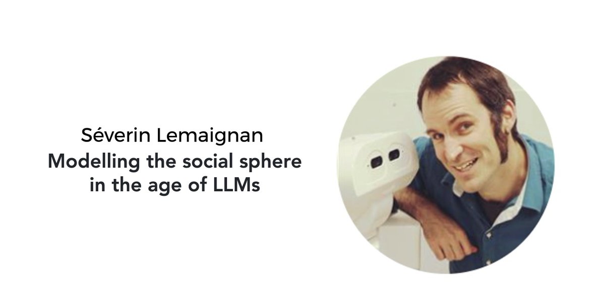 SIHRworkshop's tweet photo. Following, @skadge will talk about how to integrate social knowledge (relationships between people, their mental state, …) with LLMs to power social robots. https://t.co/UzvmhegYwL
