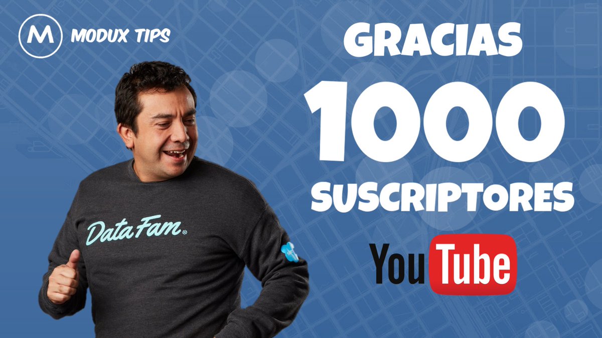ModuxCo's tweet image. #moduxtips ¡🎉 Estamos celebrando un gran hito! 🎉
Nuestro canal de YouTube, Modux Tips, ha superado los 1000 suscriptores. 🚀 Gracias a todos por su apoyo y por ser parte de esta increíble comunidad de entusiastas de #Tableau.
🔗 Visita nuestro canal: youtube.com/@modux5190
