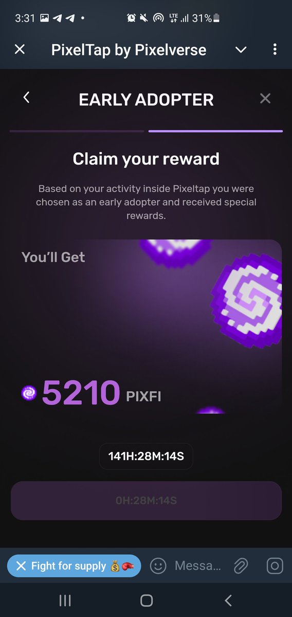 IchieComrade's tweet photo. @connectwithtola I just opened my #PixerTap, see what I found 

It was zero in the morning.. i think adequate patience is the key while doing the right thing.

yall should and check yours now

$PIXFI 🚀🚀 https://t.co/Z3EOrwlzlC