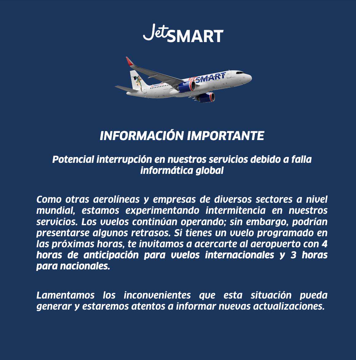 JetSMART tweet media