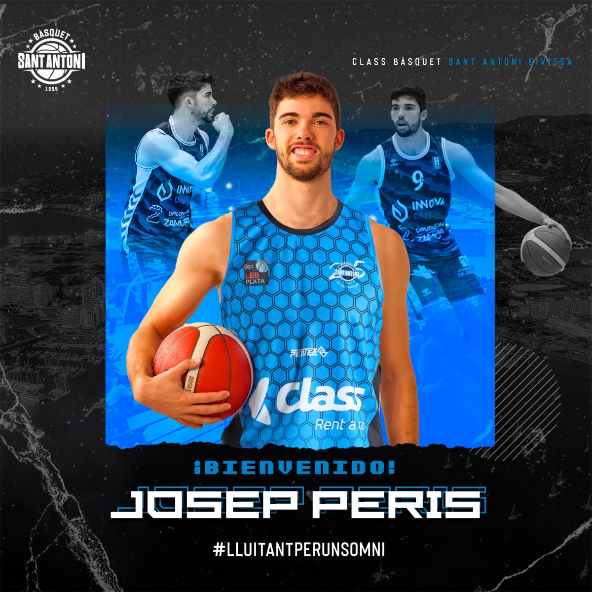 🚨 ¡HAY FICHAJE! 🚨

🏀 Josep Peris refuerza el puesto de '1' del Class Bàsquet Sant Antoni. El base valenciano llega a Sa Pedrera después de ascender con <a href="/ClubBZAMORA/">CB Zamora</a> y anotar mucho de tres

💙🖤  Josep, moltes gràcies per apostar per naltros, et farem sentir l'orgull portmanyí!
