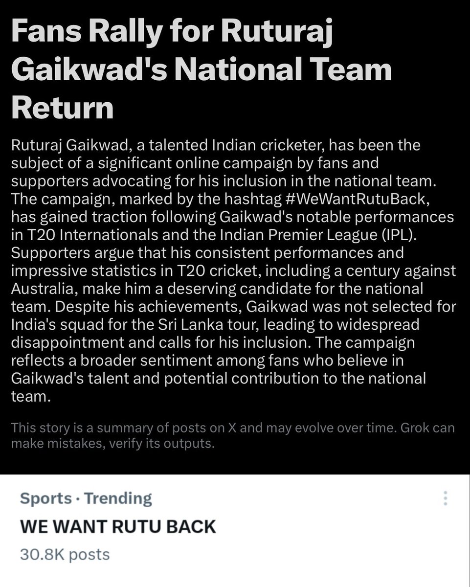 ItzThanesh's tweet photo. Ruturaj has earned it. @Ruutu1331 ❤️‍🔥 https://t.co/UcwsruCIsy