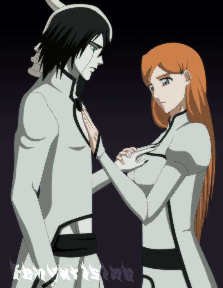 drian_alprin's tweet photo. Ichigo and Orihime, cos chigo spent 2 seasons trying to save Rukia who was about to be executed. Whilst Orihime lowkey cheated on him when she got kidnapped with one of her kidnappers 💀 https://t.co/eYCqFo152E