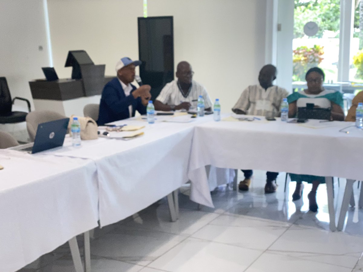 Motasl7's tweet photo. Today,at the LIA hotel in Lungi, the MTA WB funded IRUMP concluded a two-day retreat to provide highlights on the implementation of the project with the MPs Committee on Transport &amp; Aviation. Key among issues  discussed were achievements and challenges on the Wakafine operations. https://t.co/GHQGpkE7LS