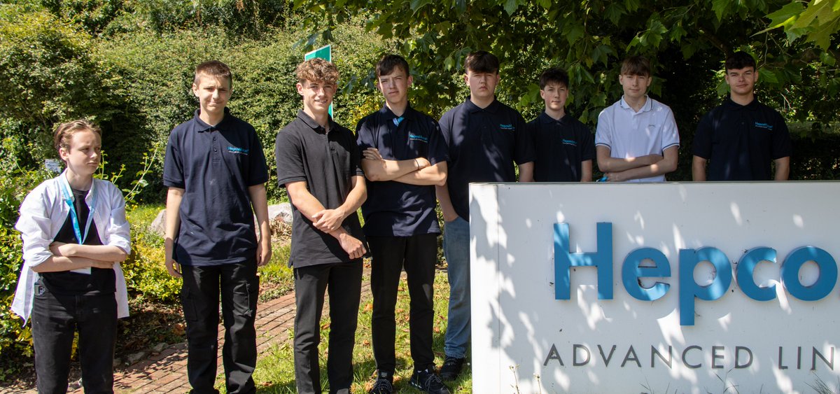 HepcoMotion's tweet photo. We were delighted to have 8 work experience students with us this week across different functions of the business. We hope they enjoyed the experience!
@tivertonhigh @uffculme_school #workexperience #careers #HepcoMotion https://t.co/OrH6VKFlPB