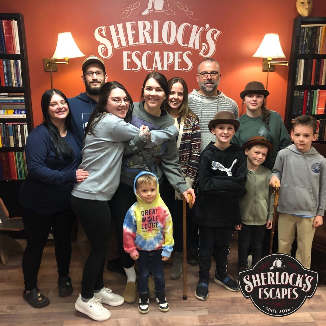SherlockEscapes's tweet photo. Looking for a unique way to celebrate a special occasion? Book an escape room experience with us! We can't promise you'll solve that case but fun, excitement, and memories are guaranteed. 🎂 Book now at https://t.co/PTd1G3ZHhE

#downtownktown #visitkingston #ygk #ygkescapes https://t.co/ZlCOlgrc3T