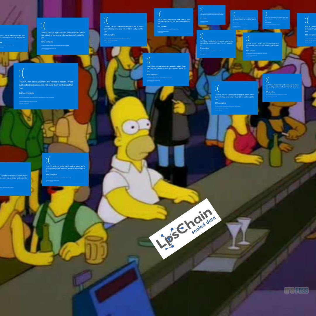 Guess who slept peacefully last night? 😴 LpsChain users, that's who! While the world faced a cyberstorm, our users enjoyed uninterrupted security. #CyberAttack #StaySafeWithLpsChain #CyberSecurity #Crowdstrike #microsoft #siber #LpsChain