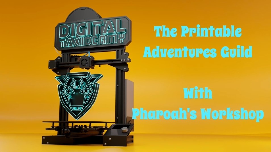 STL designers!
Looking for a place to sell your files?
Grow your business with no upfront costs?
Collaborate with other designers?
Deliver Kickstarter projects?
Digital Taxidermy Vendor Marketplace and The Printable Adventures Guild has all this &amp; more

youtu.be/CqVCtkS_FTg