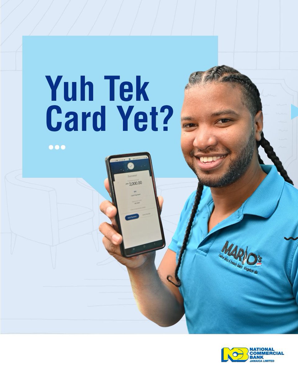 ncbja's tweet photo. Introducing NCB ePOS – the new revolutionary payment solution that turns your Android phone into a card reader!

Learn more and get started with ePOS by visiting https://t.co/Nux2zBxd4d

#NCBePOS #SmallBusinessSolutions https://t.co/sae9U286hA