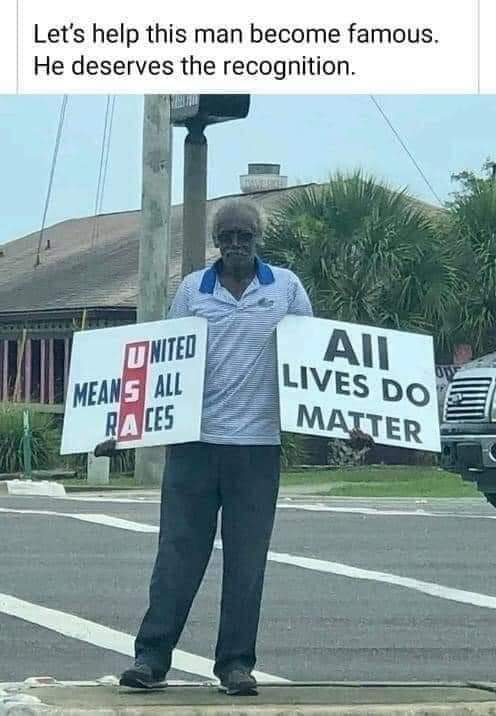 This is what the democrats hate. This is unity. ❤️