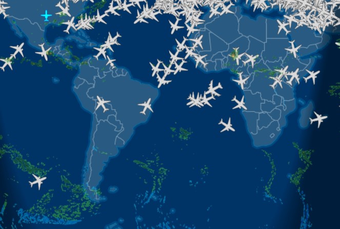 CanadaGood's tweet photo. The lack of reported flights in this current view of South America and Africa on FlightAware is more than a bit scary.
Are all the flights not moving? Or is @FlightAware having trouble tracking in some parts of the world? #Crowdstrike #crowdstroke #MSdown #MicrosoftOutage https://t.co/w1oHeLKbQT