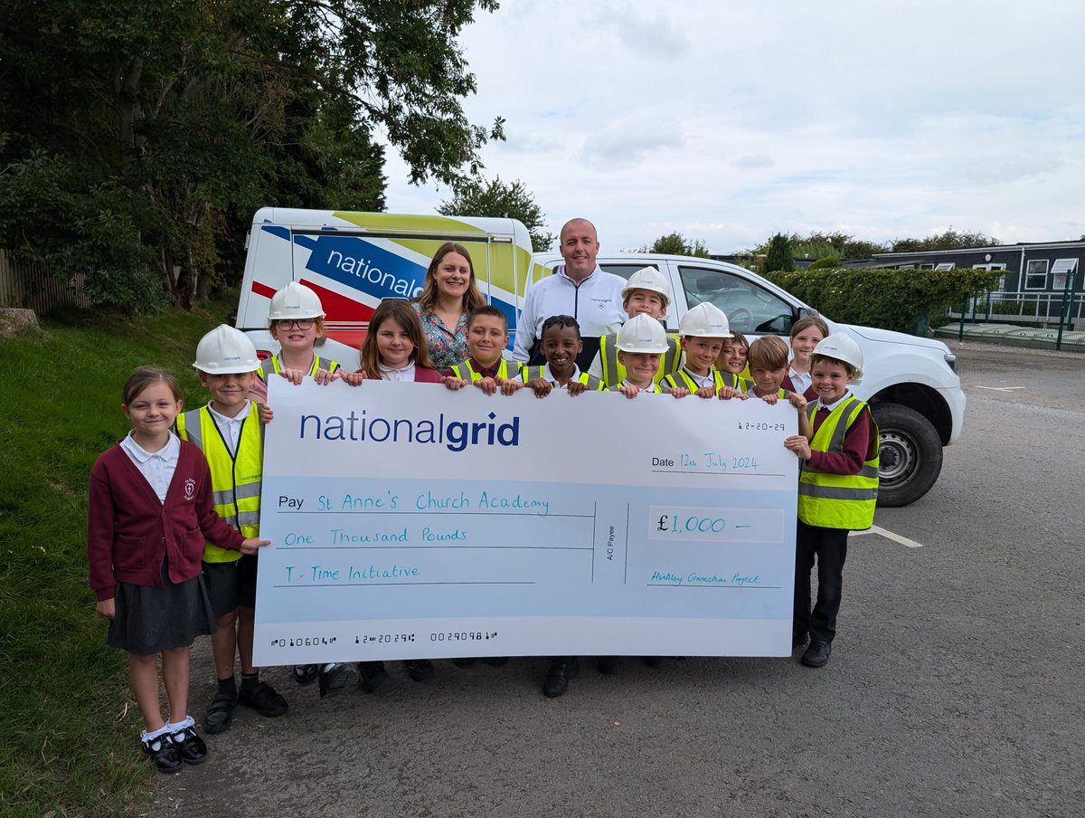 Last year, St Anne's took part in the T-Pylon project and created a time capsule to be buried under one of the new pylons. Excitingly, our school won the draw and we have been awarded £1000! We hope to spend this on some STEM activities. <a href="/StAnnes_EHS/">Emma Hardy Smith @ St.Anne’s</a> <a href="/nationalgrid/">National Grid</a> #wearestannes