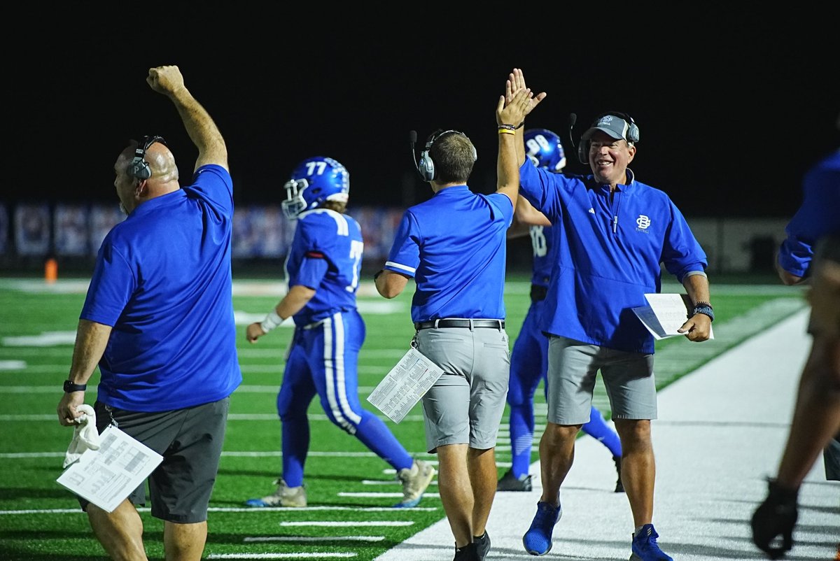 FootballBoone's tweet image. Happy birthday to both our Head Coach @dkukulskiPSC and our Offensive Coordinator @CoachMiller64! 

#ContinueTheProcess