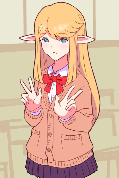 どろたぬさん @Draw_RaccoonDog ちのエルミアちゃんFA 