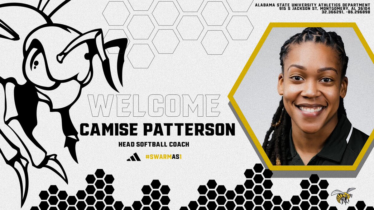 BamaStateSports's tweet image. Camise Patterson named head softball coach

Read more ➡️ tinyurl.com/yz2euvd6

#SWARMAS1