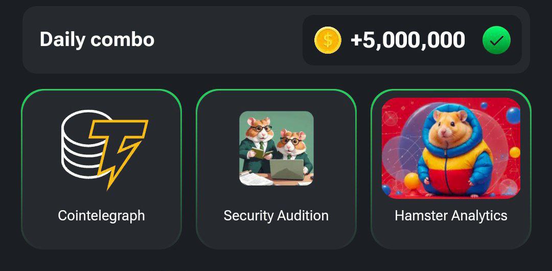 GH0_ST2's tweet photo. ⭕Today's hamster kombat combo cards♠️ 

Like💜 Retweet🔁 and follow me🫂@GH0_ST2 for more

#Hamster #HamsterCEO #hamstercombo https://t.co/f2Iw03FtKT