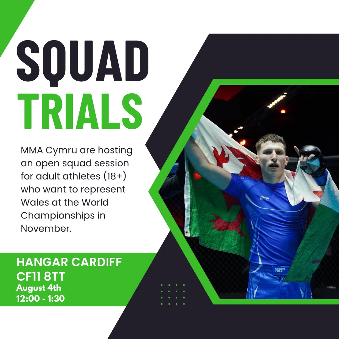 On the Fourth of August we invite all adults who want to represent Wales at the World Championships in Uzbekistan this November to attend our national squad trials. We hope to see you there.