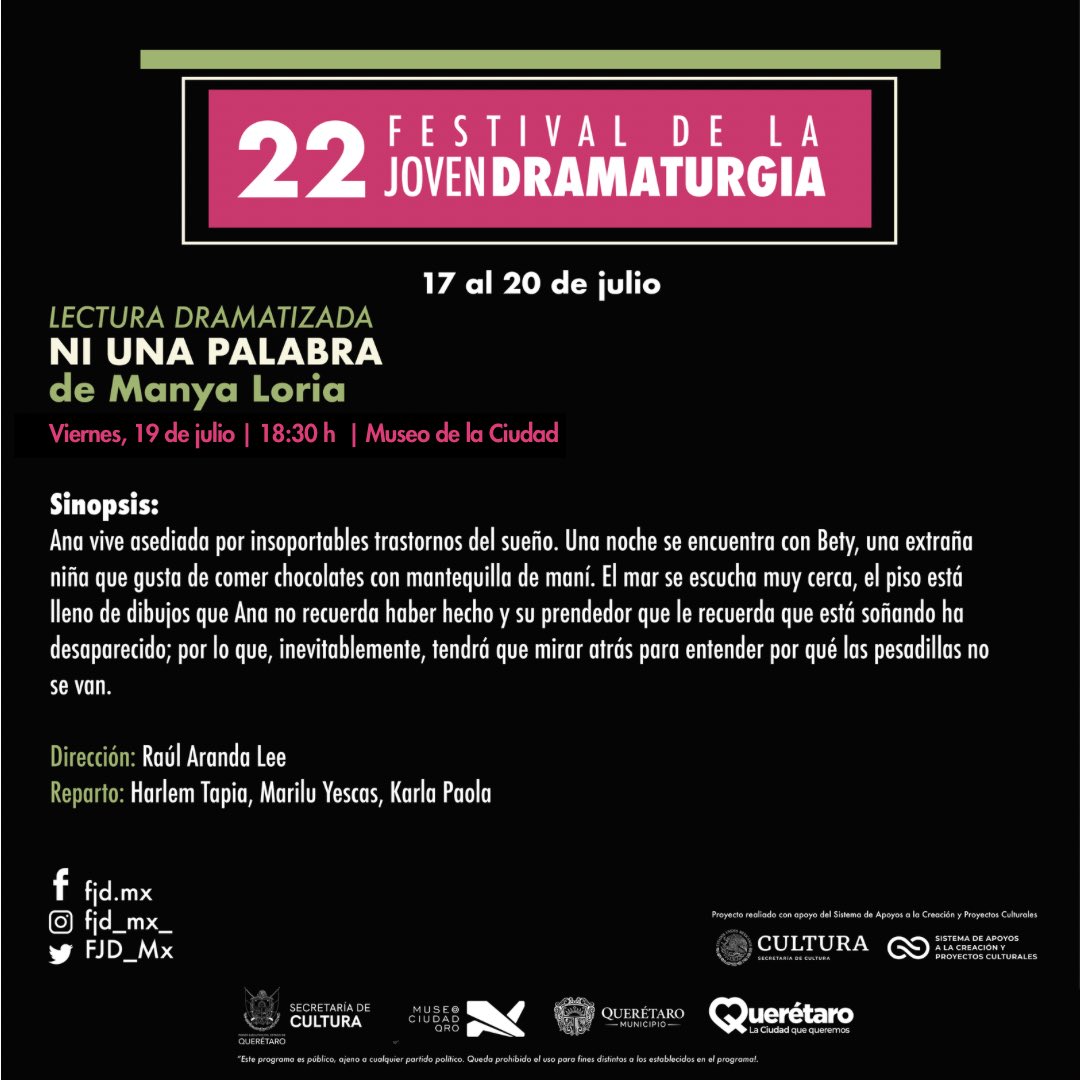 Festival de la Joven Dramaturgia tweet media