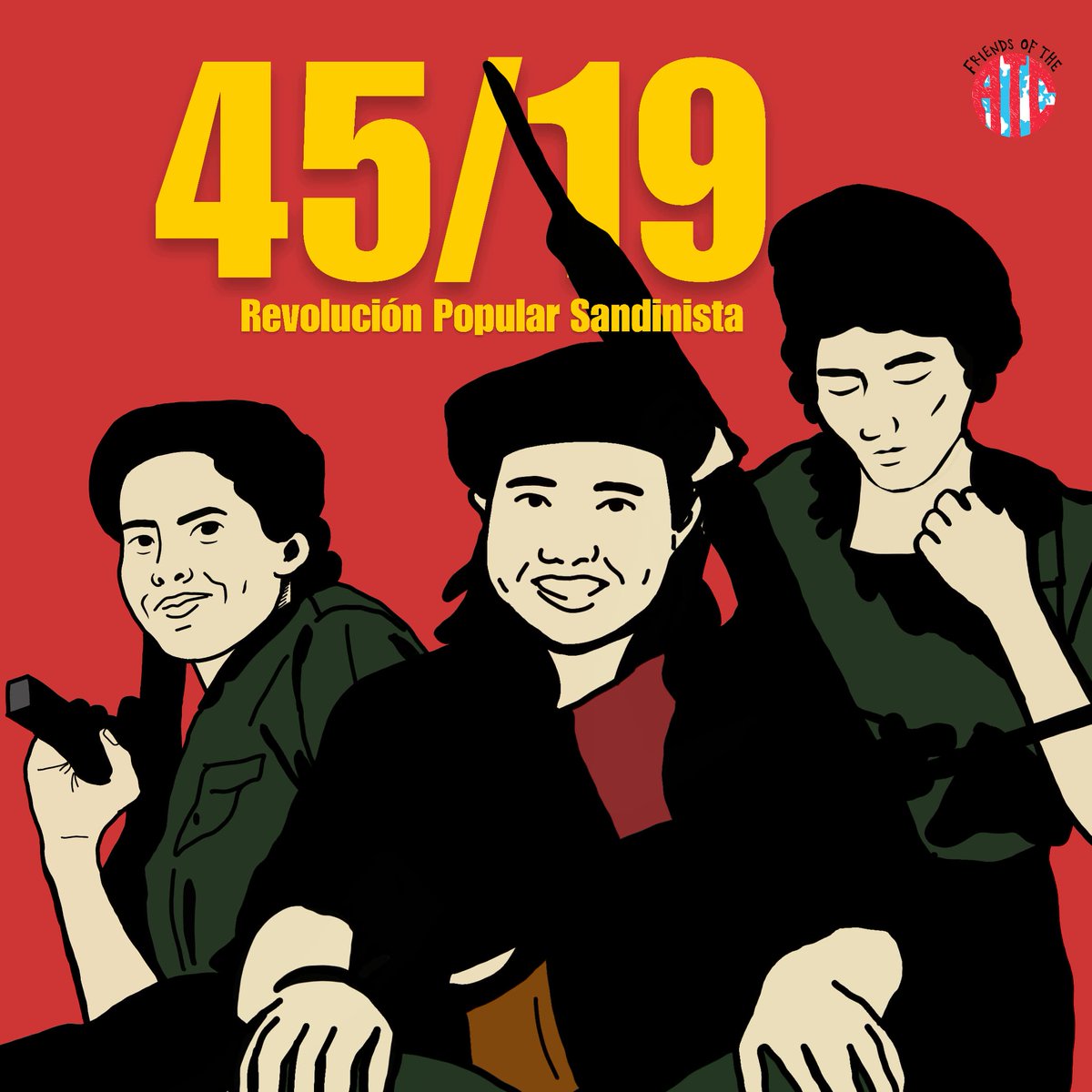 ❤🖤🇳🇮 Siempre será 19 de julio! It will always be July 19th! #4519SiempreMásAllá #4519LaPatriaLaRevolución