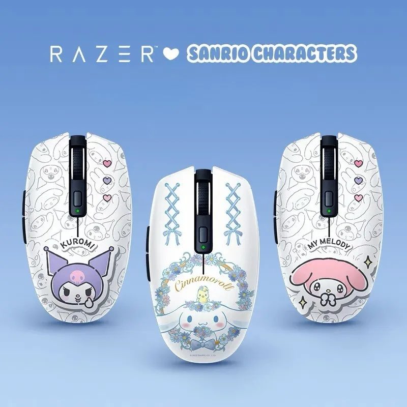 sanriodaily's tweet image. sanrio x razer 💫