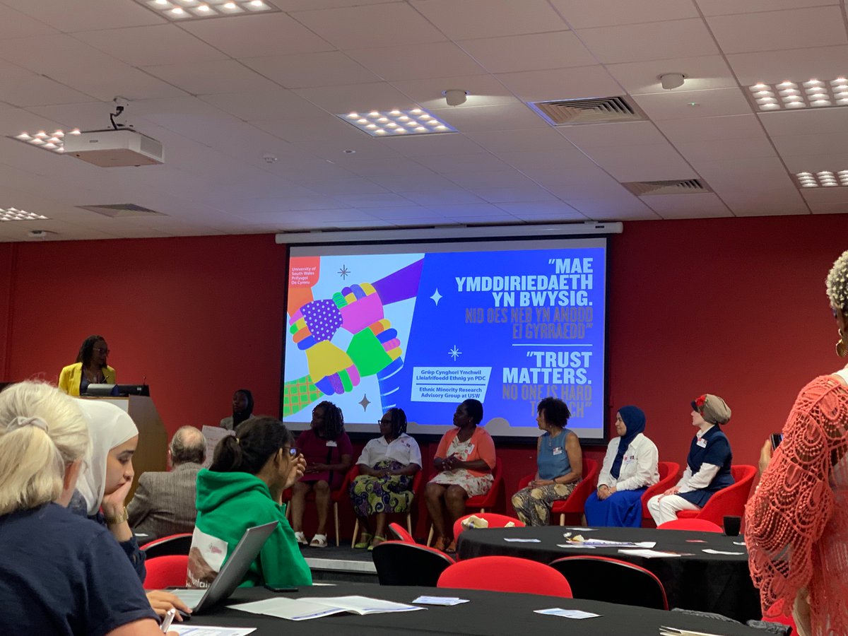 A privilege to be at the #EMRAG conference <a href="/UniSouthWales/">University of South Wales</a> this afternoon to hear some of the important ways that research can (&amp; should) be made inclusive for all #TrustMatters