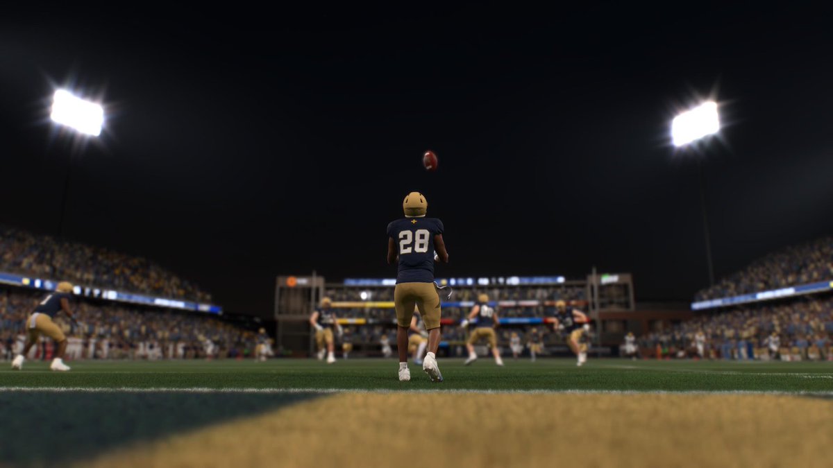 JCUFootball's tweet image. Blue Streaks making plays all across @EASPORTSCollege Football 25!

#MenofCarroll ⚡️ #FTC