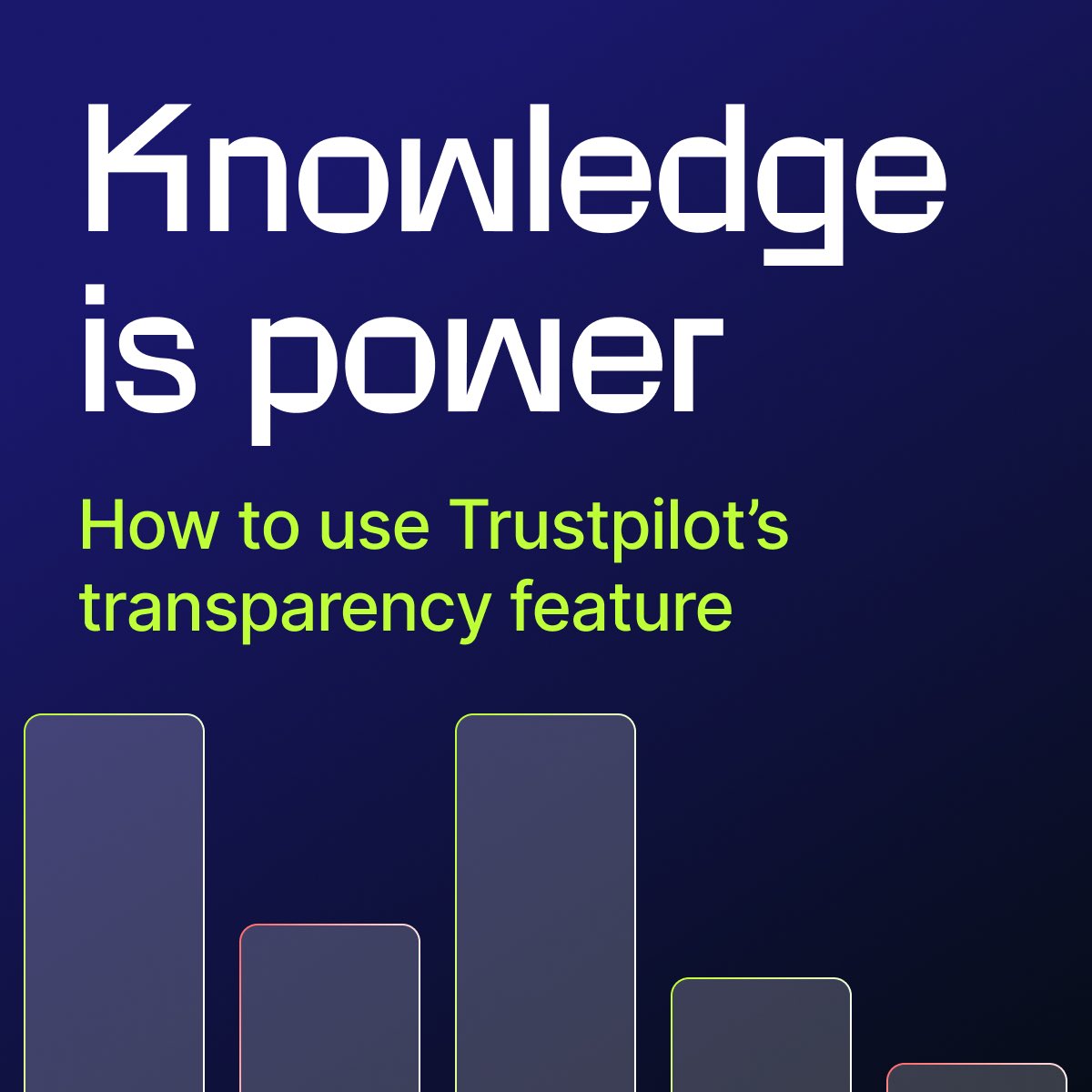 How to use Trustpilot’s transparency feature: a thread 🧵