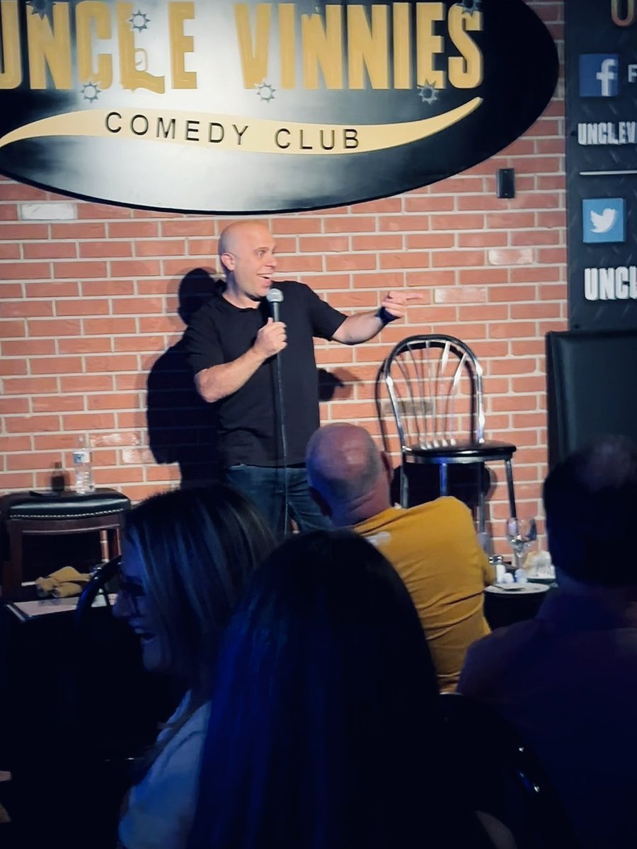 The past two nights at @unclevinniescomedyclub were a lot of fun. I appreciate everyone that came out. I’ll be back August 14. Hope to see you back there to finish out the Summer. Bring your friends! 📸 by @emilypaigecomedy (I saw her taking it and totally sucked in my gut)