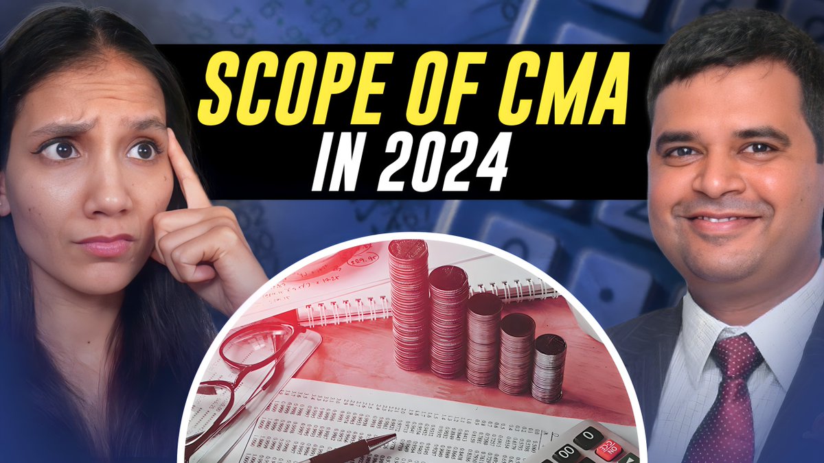 icurioussharma's tweet photo. BOLD Statement: CMA has less scope than CA.

That's what I used to think back in my Class 12 when I was figuring out the best Professional course to pursue for myself. 

But, is it true?

Let's find out in our latest podcast with @harshad_de , Chairman of WIRC @ICMAICMA .

If you're a CMA aspirant, this podcast will be a game-changer.

You'll change the way you think about this course.

You'll gain on insights on:
- Different job roles for CMAs
- Average Salaries for CMA Freshers
- Practice or Job after CMA. What's better?
- ICMAI Campus Placement Results
and much more..

Do watch it till the last and take important notes. 

Also, share this with all your CMA friends and let's spread awareness about this profession.