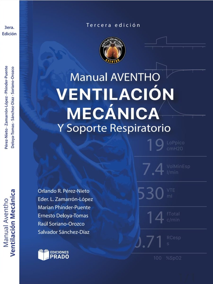 vm_aventho's tweet photo. 📷📷Les tenemos una gran sorpresa.📷📷
Ya estamos por terminar la nueva edición del libro Ventilación Mecánica 3ra edición. Una herramienta para tu día a día en tu jornada laboral. Tendremos varias dinámicas en su lanzamiento. Esparalo pronto.
#edicionesprado #NuevaEdicion https://t.co/axit1Ktu7G