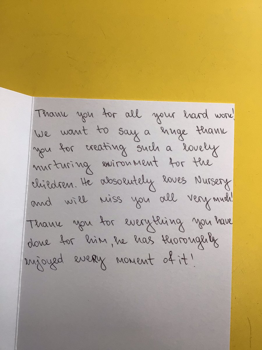 Nursery (@sm_missmechell) on Twitter photo Such a lovely message from one of our parents of a child thatās leaving <a href="/ManorSalisbury/">Salisbury Manor Primary School</a> Such a lovely message from one of our parents of a child thatās leaving <a href="/ManorSalisbury/">Salisbury Manor Primary School</a>