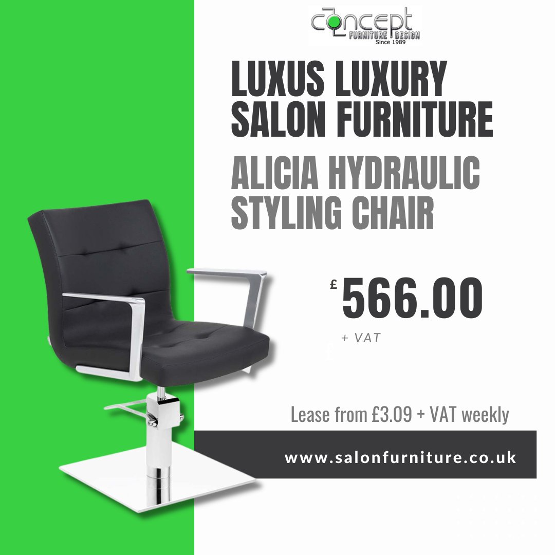 Alicia Hydraulic Styling Chair - NOW £566.00

SHOP: salonfurniture.co.uk/alicia-hydraul…

#stylingchair #salonchairs #salonfurniture #salons #chairs #furniture #conceptsalon