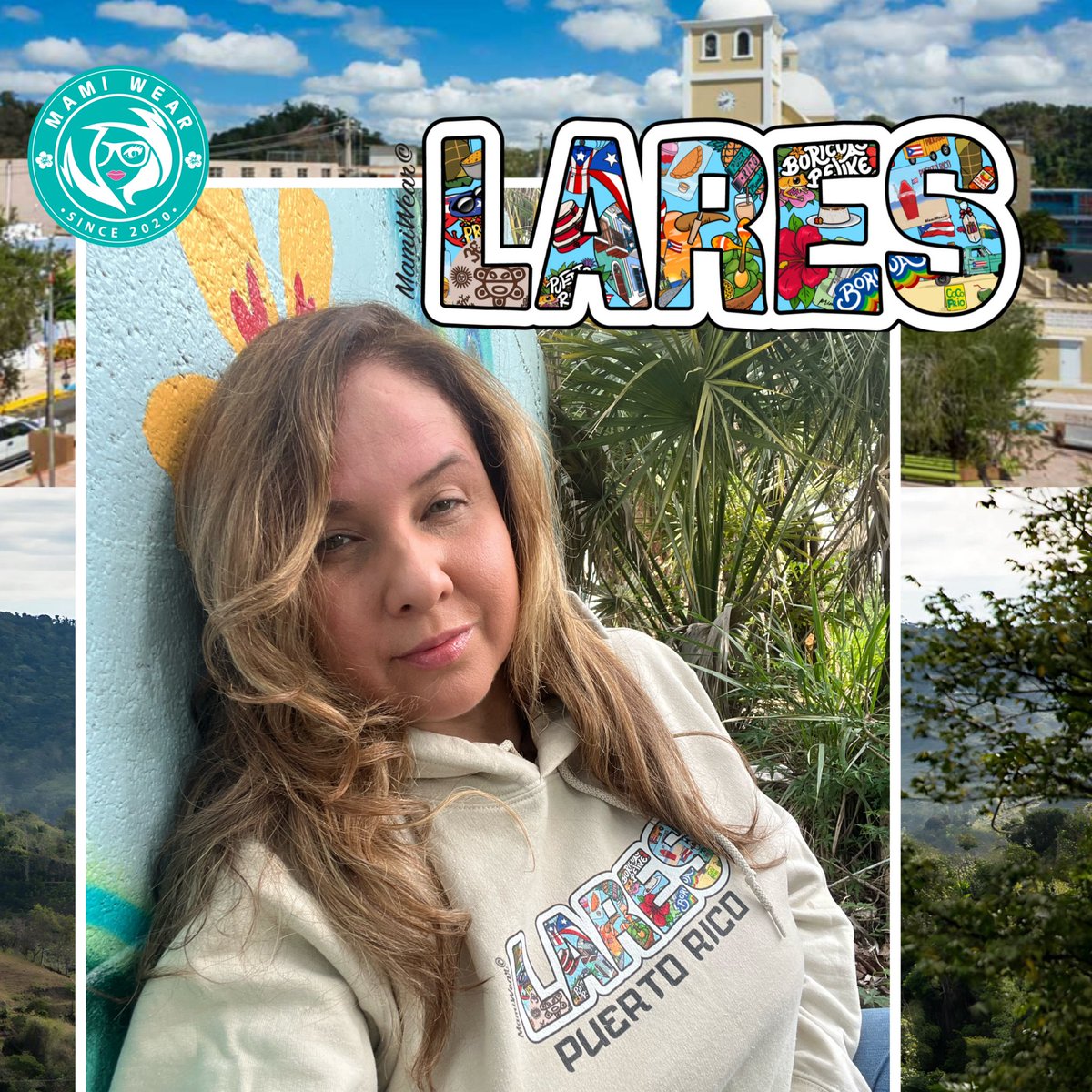 MamiWear's tweet photo. ¡Descubre nuestra nueva colección dedicada a los pueblos de PR, el primero es LARES, Puerto Rico! 😍✨🇵🇷🏞️☕️🐸 Lares, un pueblo montañoso rico en historia y café. 

Exclusive designs © by @MamiWear 

𝐒𝐇𝐎𝐏 ➡️ https://t.co/ATddfHLrVT 🛍

#puertorico #boricua  #lares #larespr https://t.co/Nsn3CQQSeR