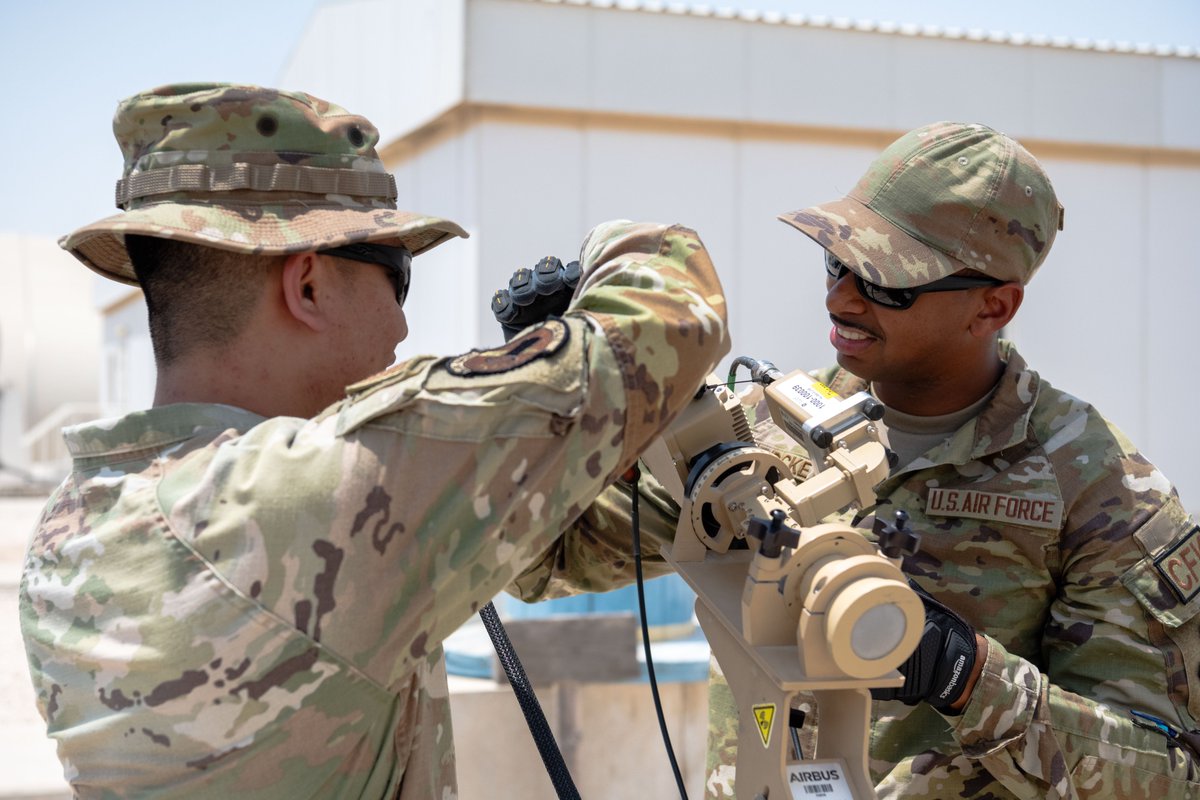 Command Communications A technician assigned to the 379th Expeditionary Communications ...