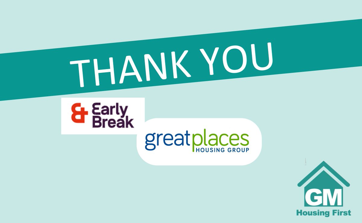 Amazing work by <a href="/EarlyBreakUK/">Early Break</a> supporting a Housing First person to move into their new home provided by <a href="/MyGreatPlace/">Great Places Housing Group</a> Thank You both!  #HousingFirst #Bebrave